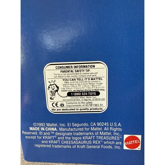 Special Edition Barbie Doll Kraft Treasures Mattel 1992 Collectible Original Box - Picture 4 of 12